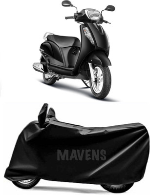 R Rayvin Star Two Wheeler Cover for Suzuki(New Access 125, Blue)