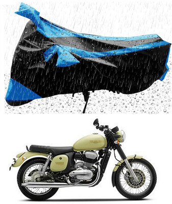 MMSSTAR Waterproof Two Wheeler Cover for JAWA(42, Blue, Black)