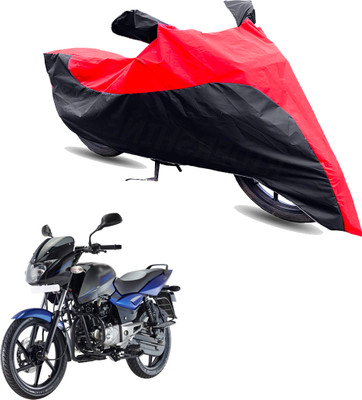 Motodreka Two Wheeler Cover for Bajaj(Pulsar 150, Red, Black)