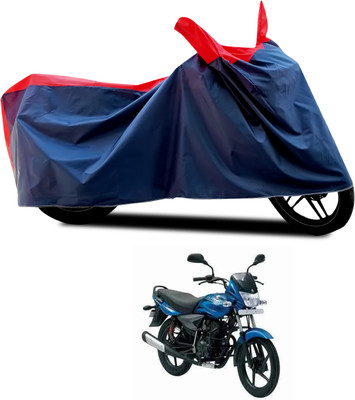 CODOKI Waterproof Two Wheeler Cover for Bajaj(Platina 125, Black, Red)
