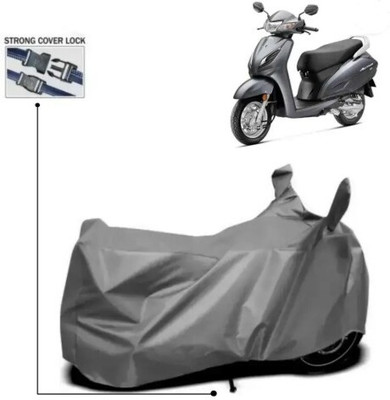 Tritika Waterproof Two Wheeler Cover for Honda(Activa 125, Grey)