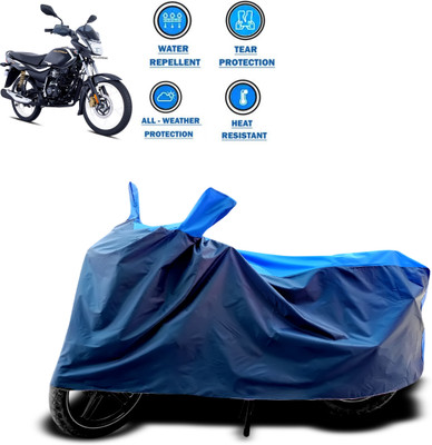 CODOKI Waterproof Two Wheeler Cover for Bajaj(Platina 110 H-Gear, Blue)