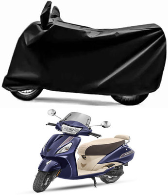 E-Shoppe Waterproof Two Wheeler Cover for TVS(Jupiter classic, Black)