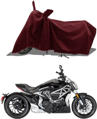 AESTRYD Two Wheeler Cover for Triumph(Tiger 800, Maroon)