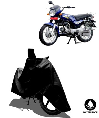 Amexride Waterproof Two Wheeler Cover for Kinetic(Boss, Black)