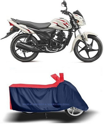 DeepShakshi AUTOMOTIVE Waterproof Two Wheeler Cover for Suzuki(Hayate, Blue)
