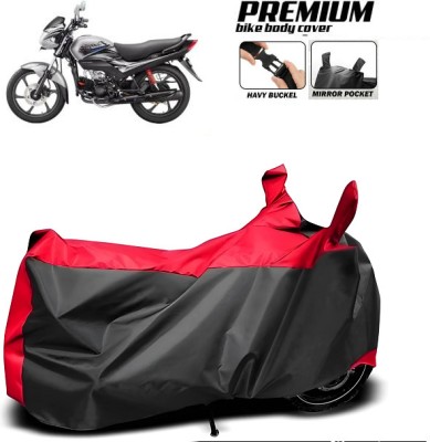 smwzxyu Waterproof Two Wheeler Cover for Universal For Bike(Passion Plus, Red)