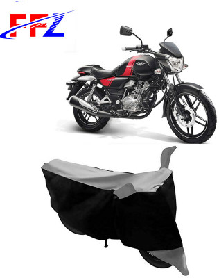 FFZ Waterproof Two Wheeler Cover for Bajaj(V 150, Black, Grey)