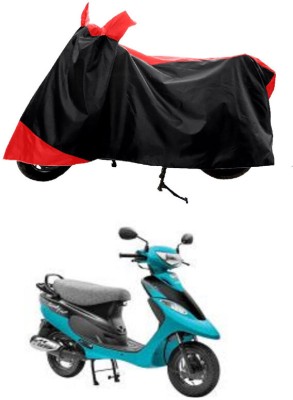 GROFATIK Two Wheeler Cover for Avon(E Star BS6, Red)