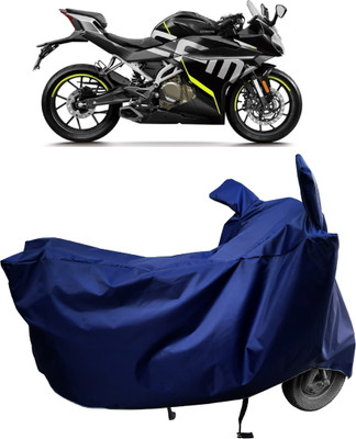 Amexride Two Wheeler Cover for CFMoto(250SR, Blue)