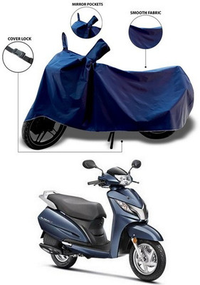 SEBONGO Waterproof Two Wheeler Cover for Honda(Activa 125, Blue)