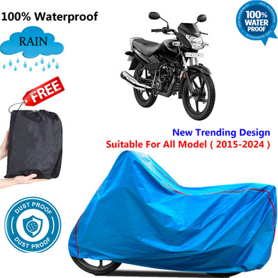 OliverX Waterproof Two Wheeler Cover for TVS(Sport, Blue)