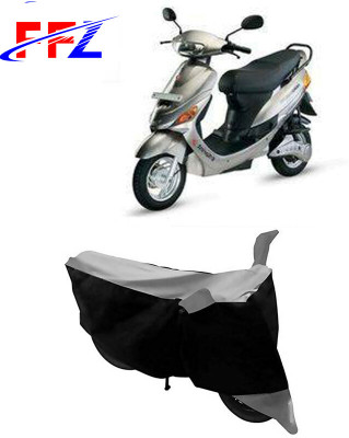 FFZ Waterproof Two Wheeler Cover for Hero(Electric E-Sprint, Black, Grey)