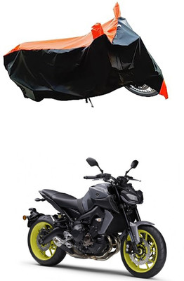 VESMEI Two Wheeler Cover for Yamaha(MT-09, Orange)