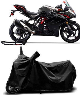 BbcMart Waterproof Two Wheeler Cover for TVS(Apache RTR 310, Black)