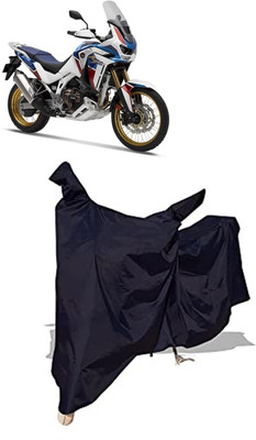 Amexride Two Wheeler Cover for Honda(CRF1000L Africa Twin, Black)