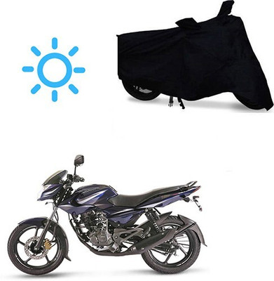 MMSSTAR Waterproof Two Wheeler Cover for Bajaj(Pulsar 135 LS DTS-i, Black)