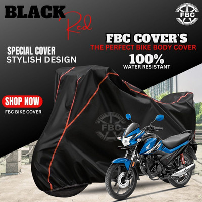 AutoGalaxy Waterproof Two Wheeler Cover for Honda(Livo, Black, Red)