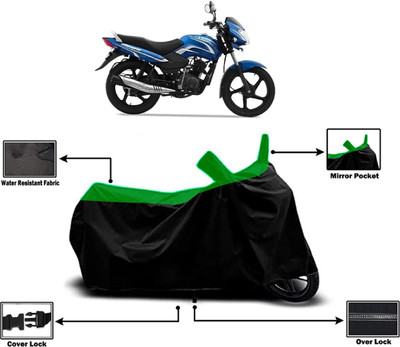 Amexride Two Wheeler Cover for TVS(Star Sport, Green)