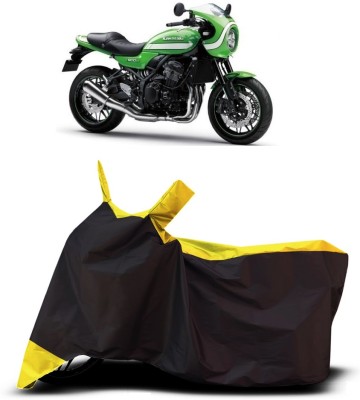 VESMEI Two Wheeler Cover for Kawasaki(Z900 RS Cafe Racer BS6, Yellow)