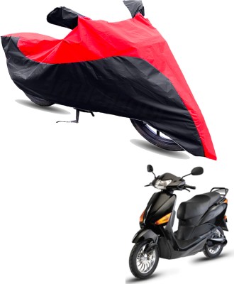 Motodreka Two Wheeler Cover for Hero(Electric Optima Plus BS6, Red, Black)