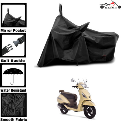 KEDIT Two Wheeler Cover for Universal For Bike(Jupiter classic, Black)