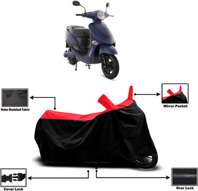 Amexride Two Wheeler Cover for Hero Electric(Electric Photon BS6, Red)