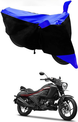 Furious3D Two Wheeler Cover for Suzuki(Intruder, Blue, Black)