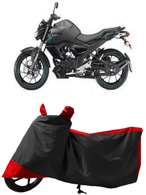 GROFATIK Two Wheeler Cover for Yamaha(FZS-FI V3 BS6, Red)