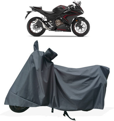 Tricway Two Wheeler Cover for Honda(CBR500R BS6, Grey)