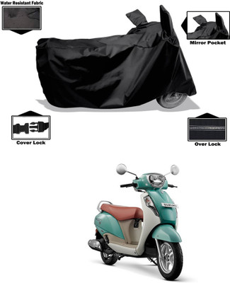 CODOKI Waterproof Two Wheeler Cover for Suzuki(New Access 125, Black)