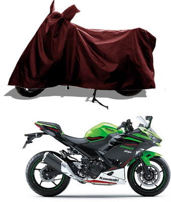 GROFATIK Two Wheeler Cover for Kawasaki(Ninja 250, Maroon)