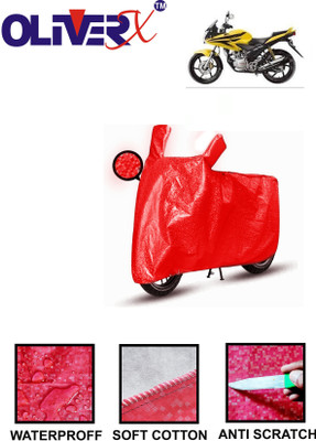 OliverX Waterproof Two Wheeler Cover for Honda(CBF Stunner, Red)
