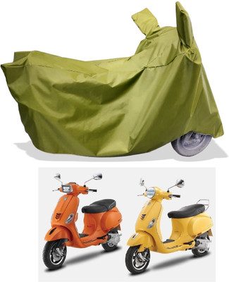 Amexride Two Wheeler Cover for Vespa(Piaggio Vespa, Maroon, Green)