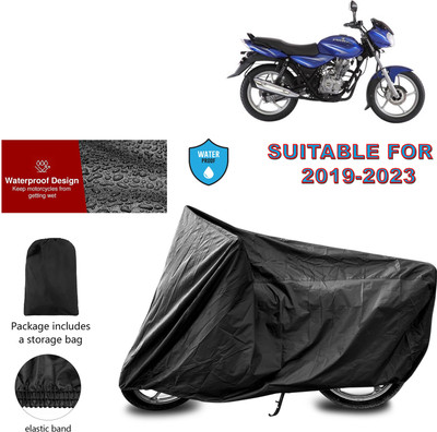 CODOKI Waterproof Two Wheeler Cover for Bajaj(Discover 125 DTS-i, Black)