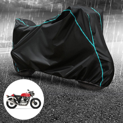 PAGORA Waterproof Two Wheeler Cover for Royal Enfield(Continental GT, Black)