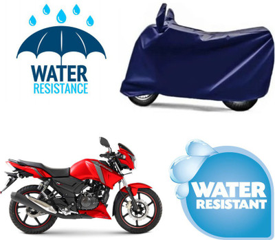 RTS COLLECTIONS Two Wheeler Cover for TVS(Apache 150, Blue)
