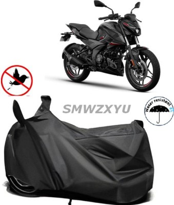 smwzxyu Two Wheeler Cover for Bajaj(Pulsar 135, Black)