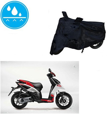 Mdstar Waterproof Two Wheeler Cover for Aprilia(SR 125, Black)