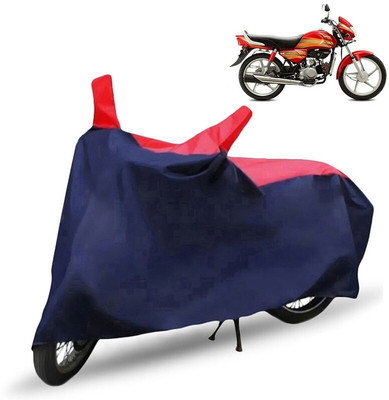 Mdstar Waterproof Two Wheeler Cover for Hero(HF Deluxe, Red, Blue)