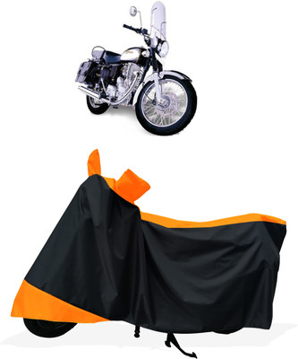 Tricway Two Wheeler Cover for Royal Enfield(Machismo 350, Orange)