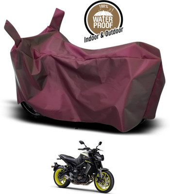AASHTIK MART Two Wheeler Cover for Yamaha(MT 09, Maroon)