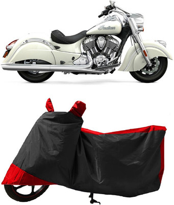 GROFATIK Two Wheeler Cover for Indian(Chief Vintage, Red)