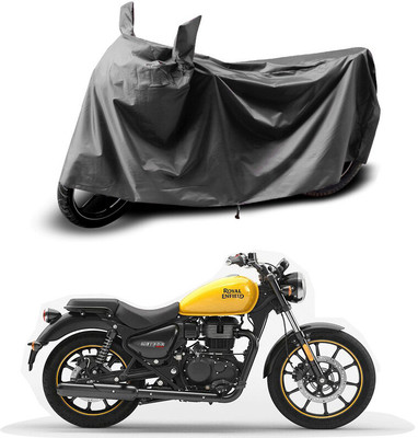 Gali Bazar Waterproof Two Wheeler Cover for Royal Enfield(Meteor BS6, Grey)