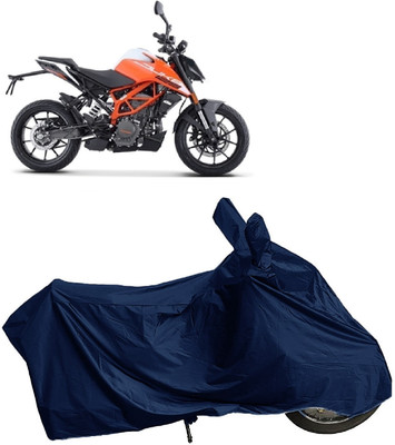DIGGU Two Wheeler Cover for KTM(125 Duke BS6, Blue)