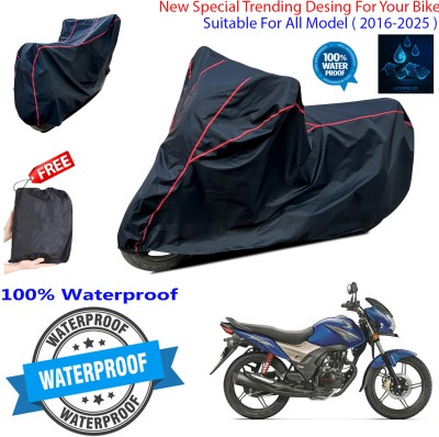 OliverX Waterproof Two Wheeler Cover for Honda(CB Shine SP, Black)