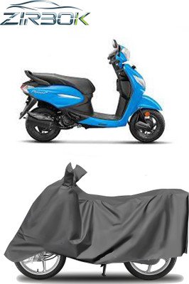 ZIRBOK Waterproof Two Wheeler Cover for Hero(Pleasure Plus, Grey)