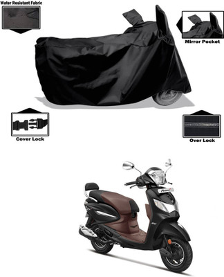 PAGORA Waterproof Two Wheeler Cover for Hero(Pleasure Plus, Black)