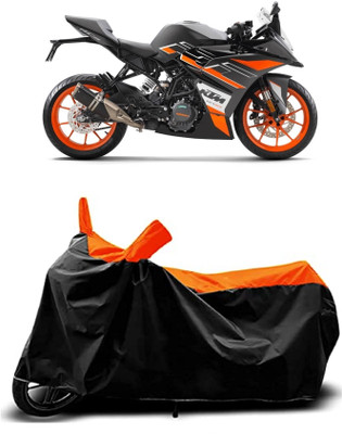 OliverX Waterproof Two Wheeler Cover for KTM(RC 125, Orange)