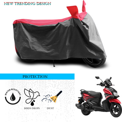 ANTHUB Waterproof Two Wheeler Cover for Yamaha(Ray ZR, Grey, Red)